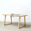 meja makan minimalis-meja makan kayu jati-meja makan minimalis jati