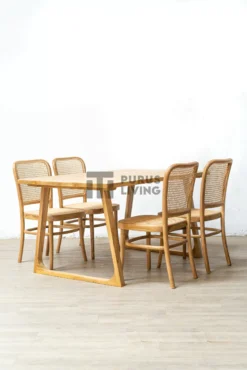 meja makan minimalis-meja makan kayu jati-meja makan minimalis jati