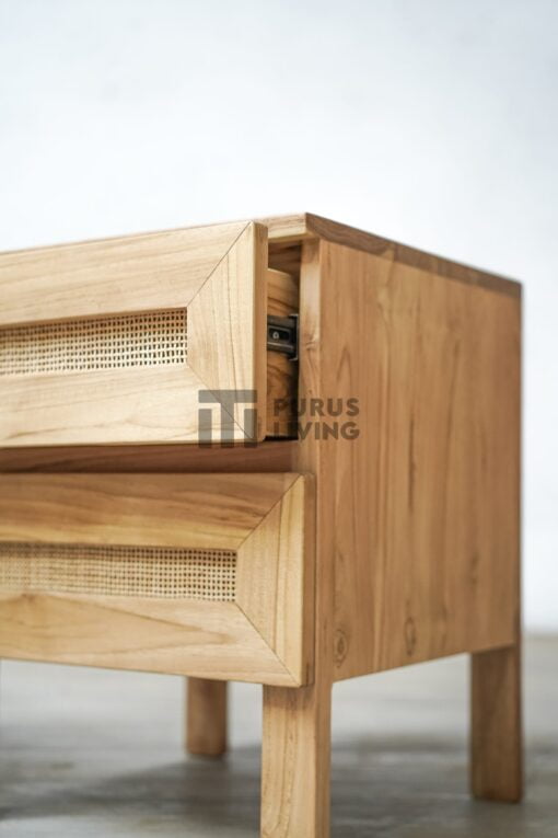 nakas minimalis kayu jati-meja kecil-nakas laci-bedside table