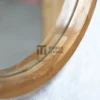 cermin bulat kayu jati-cermin bundar kayu jati-cermin dinding kayu-cermin hias kayu jati