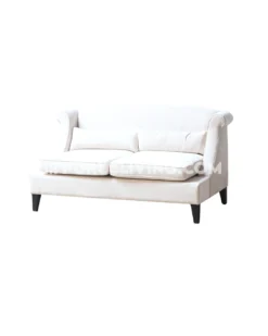 sofa ruang tamu elegan minimalis-sofa 2 dudukan-sofa minimalis kayu jati