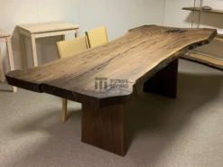 meja rapat panjang-meja rapat kantor-meja meeting minimalis-meja kayu besar