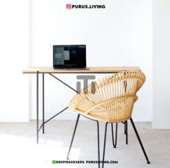 meja konsul kaki besi minimalis modern