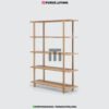 rak kayu minimalis modern-rak dinding kayu