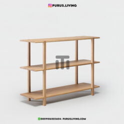 rak sepatu kayu jati minimalis modern-custom rak sepatu