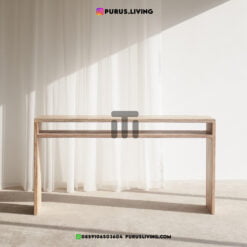 meja konsul minimalis modern jati ruang tamu