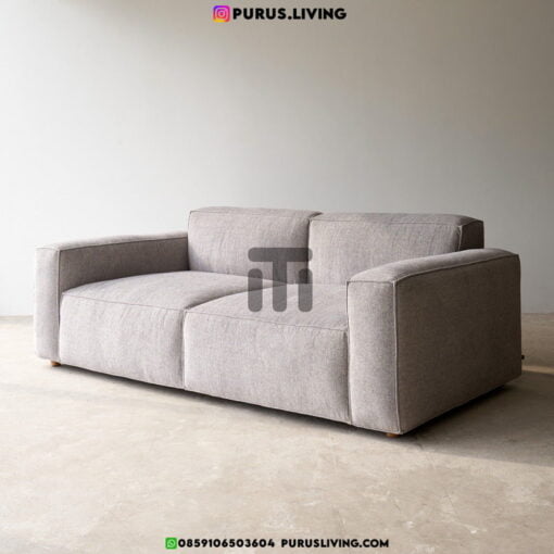 sofa ruang tamu elegan minimalis 2 dudukan