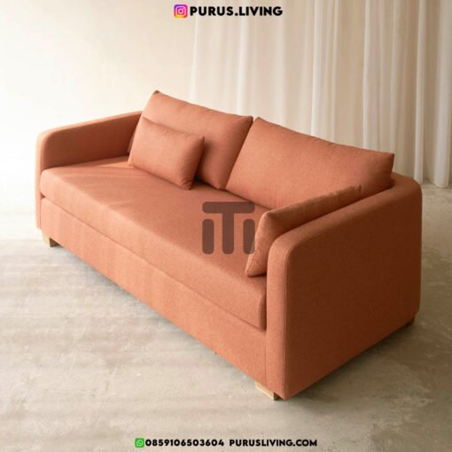 sofa ruang keluarga minimalis modern 2 dudukan