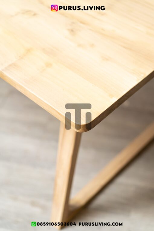 dining set rotan minimalis modern kayu jati-meja kursi makan rotan minimalis modern-meja makan minimalis modern