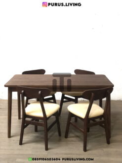 meja kursi cafe minimalis modern kayu jati solid-set meja cafe minimalis modern-kursi cafe minimalis modern