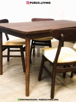 meja kursi cafe minimalis modern kayu jati solid-set meja cafe minimalis modern-kursi cafe minimalis modern