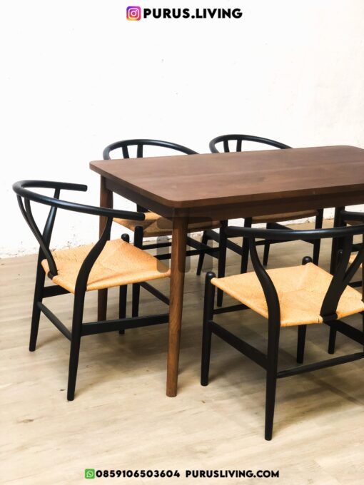 meja kursi cafe kayu jati minimalis modern-set meja makan minimalis modern-set meja cafe minimalis modern