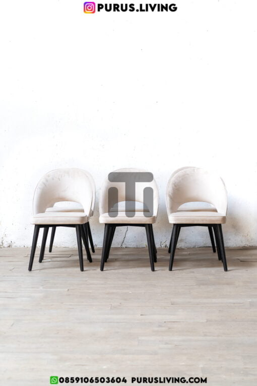 meja makan minimalis modern kayu jati solid 8 kursi