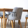 meja makan 4 kursi minimalis modern kayu jati