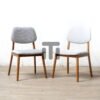 dining set minimalis kayu jati solid-set meja makan 2 kursi