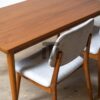 dining set minimalis kayu jati solid-set meja makan 2 kursi