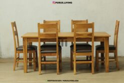 meja makan antik minimalis kayu jati