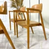 kursi makan kayu jati hiroshima