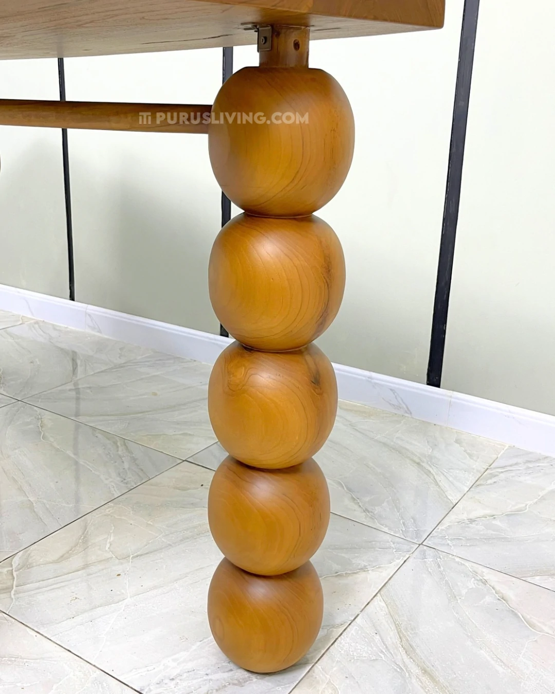 meja makan custo kayu jati solid
