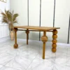 meja makan custo kayu jati solid