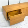 meja tv minimalis modern kayu jati solid