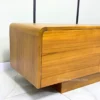 meja tv minimalis modern kayu jati solid