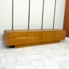 meja tv minimalis modern kayu jati solid