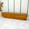 meja tv minimalis modern kayu jati solid