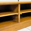 meja tv minimalis modern kayu jati solid