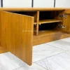 meja tv minimalis modern kayu jati solid