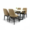 set meja makan marmer minimalis modern