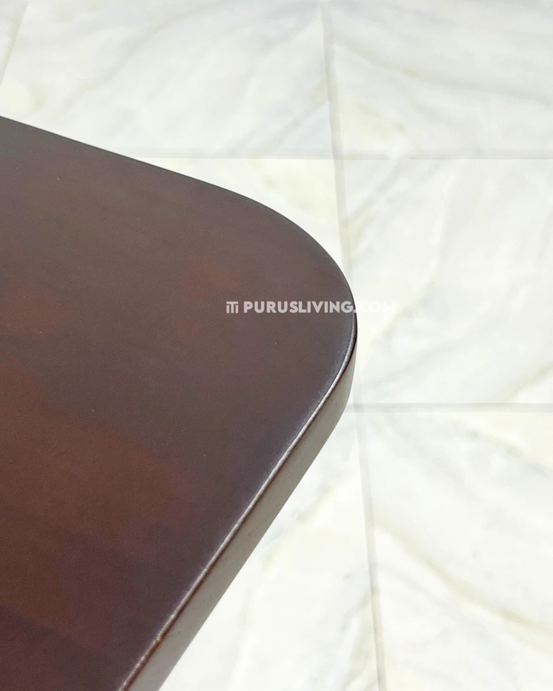 set meja makan minimalis modern kayu jati solid