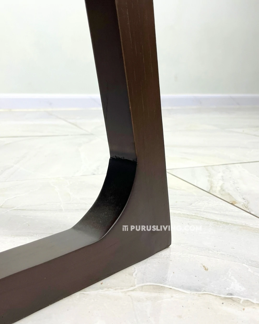 set meja makan minimalis modern kayu jati solid