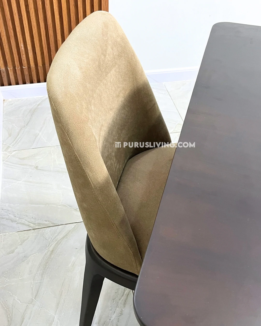 set meja makan minimalis modern kayu jati solid